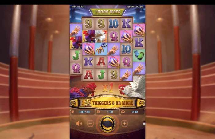 Rooster Rumble PG Soft Cara Menang Slot Gacor