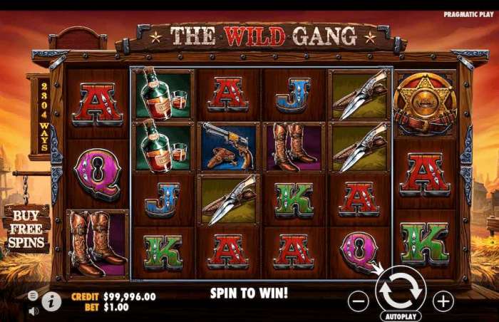Kemenangan di The Wild Gang Pragmatic Play Slot Gacor Game Online